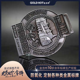 金浩特锌合金电镀古铜扫砂铭牌 复古色铭牌 金属铭牌加工制作
