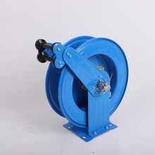 可伸縮卷管器高壓水鼓工業大號氣管清洗汽車美容工具藍色卷管盤