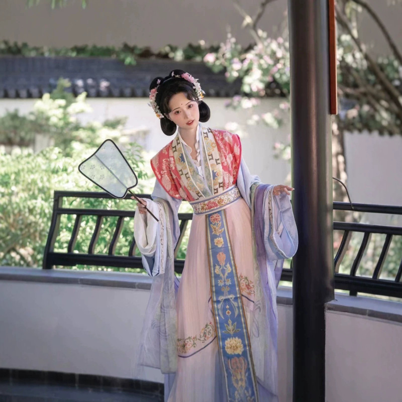 Song Dynasty Hanfu [Qiluoxiang] New Lady Figure from Dream of the Red Chamber, Qiaojie Silk Figure Series, Ancient Style Restoration Model