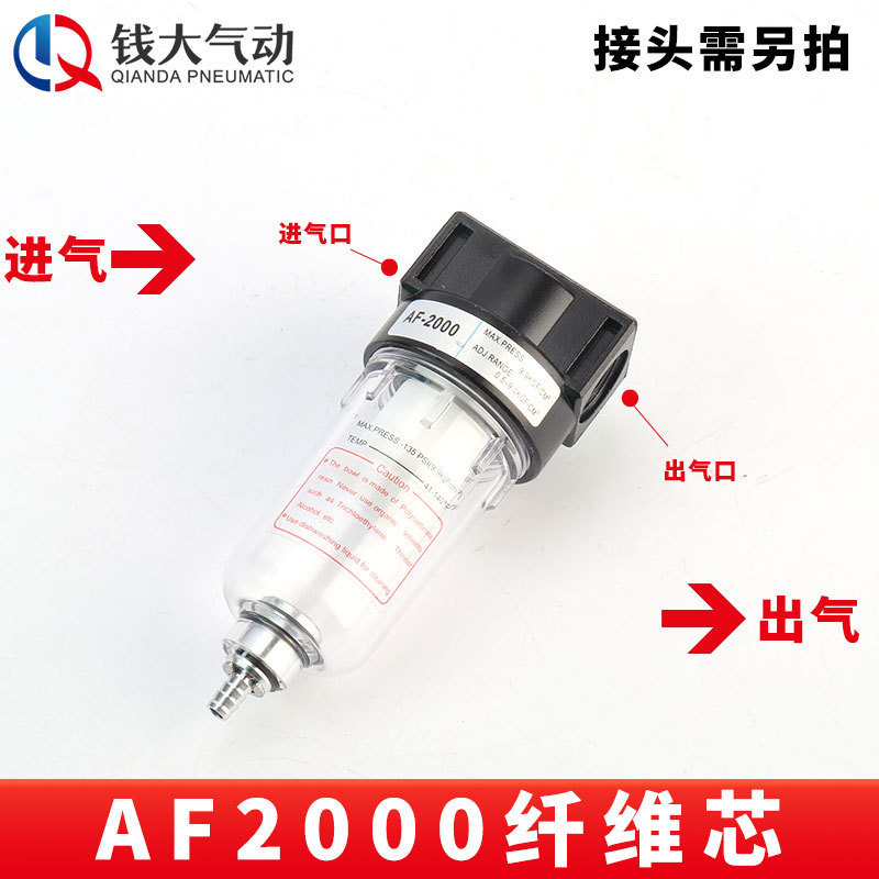 エアタック型エアソースプロセッサー 2・3連油水分離器 AFC2000 エアフィルター圧力調整弁|undefined