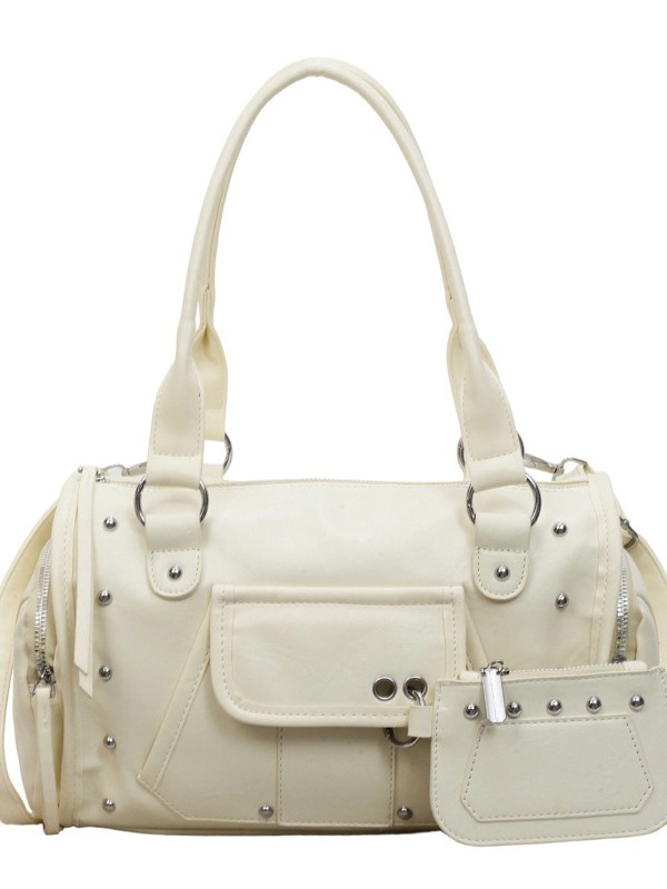 Bolso para mujeres 2026 nuevo cross-border bolso de motocicleta portátil de gran capacidad textura ligera de lujo versátil bolso de hombro