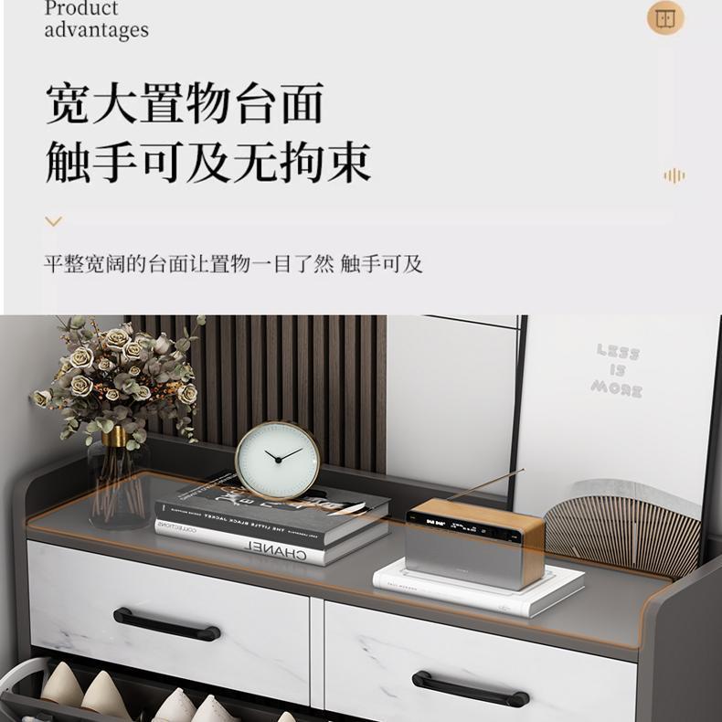 翻斗鞋柜家用门口轻奢超薄玄关柜2024爆款入户大容量收纳小窄鞋架|undefined