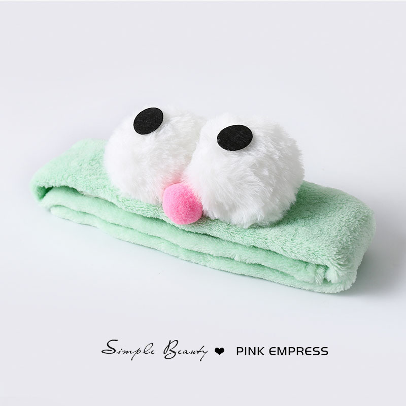 Diadema de felpa de dibujos animados 2025, antideslizante, para maquillaje o spa, estilo lindo