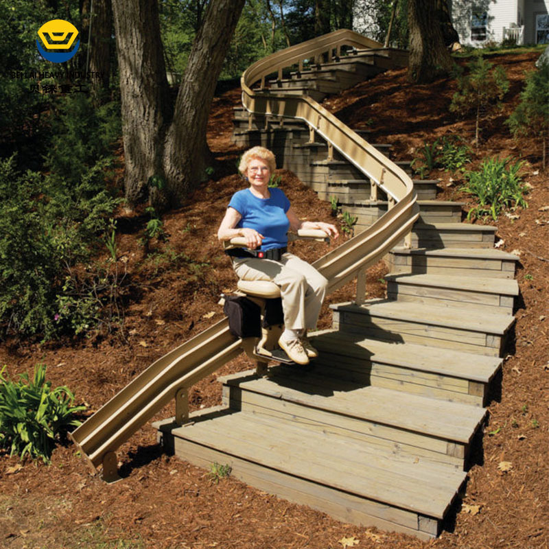 斜挂式无障碍升降平台座椅电梯老人阶梯升降机无障碍曲线座椅电梯