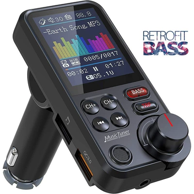 BT93 Car mp3 Player U Disk Lossless HIFI High and Low Equalizer Music Car Bluetooth FM Transmitter