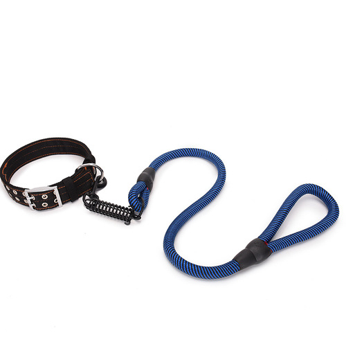Thick buffered traction rope, medium and large dog traction suit, dog leash with spring dog leash, dog set, dog collar