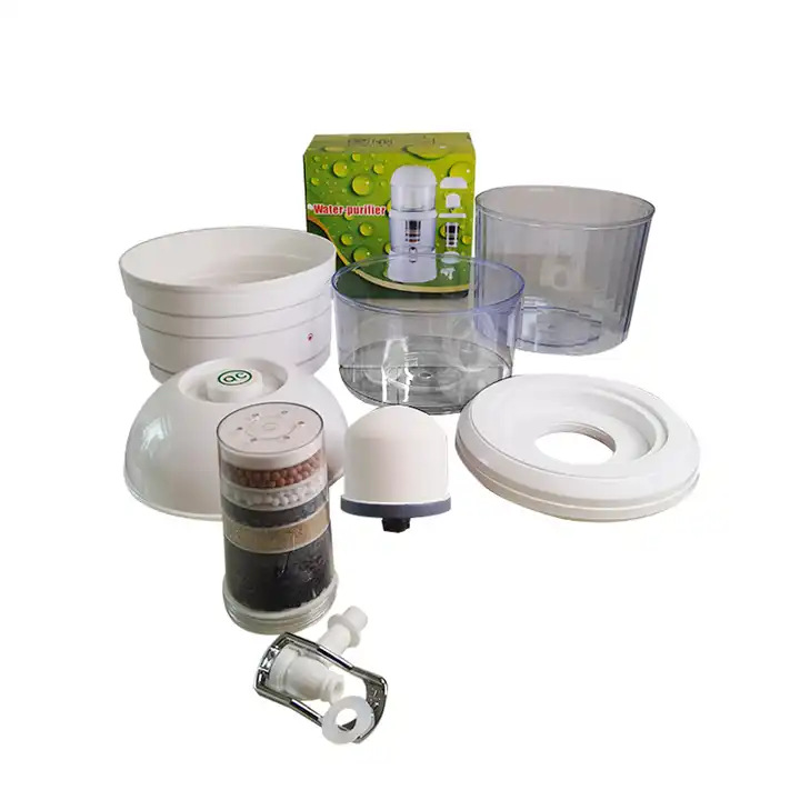 Venta caliente 5-8 grado cerámica mineral olla de agua potable directa dispensador de agua de escritorio filtro de agua purificador