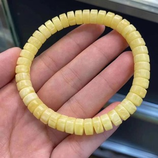 Factory wholesale natural beeswax white flower wax tablets bracelet waxy rich DIY jewelry loose beads