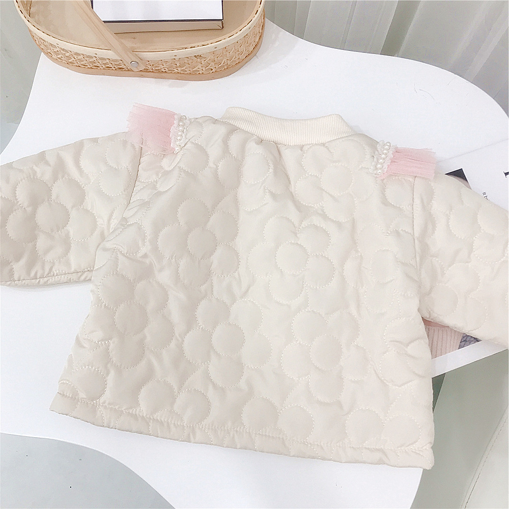 Girls' Warmth 2023, Thickened Cotton Quilted Two Piece Set for Girls in Winter_voghion.com