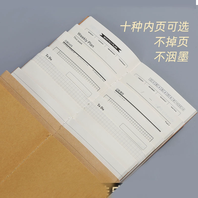 Свежий и простой стильный блокнот на заказ студенческий тетрадь оптом, творческая воловья кожа, автомобильная линия, мягкая копия