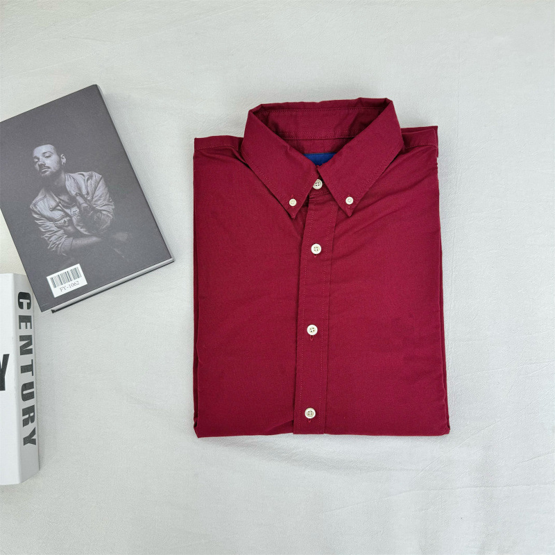 Polo Ralph Lauren Oxford Shirt Small Pony Burgundy