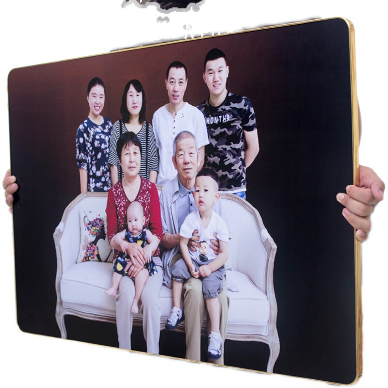 ALI6 photo frame made of photo frame wall-mounted crystal table decoration printing photo with frame family photo wedding photo baby photo