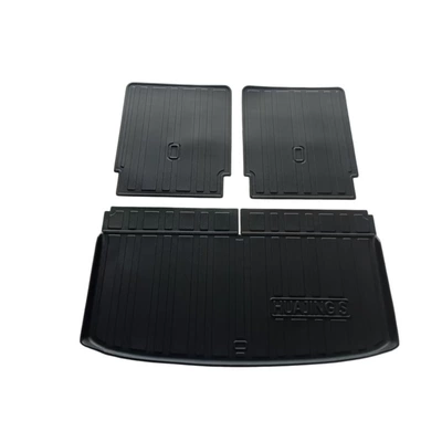 Suitable for 26 models of HuaJing S, 3D high-edge waterproof interior special modified TPE HuaJing S trunk mat (Trunk Mat) - tpe-backrest-split-design-vehicle-specific
