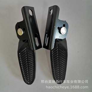 Factory direct supply electric bicycle foot rest electric small charter nylon Mingyue foot rest rear seat manned folding pedal