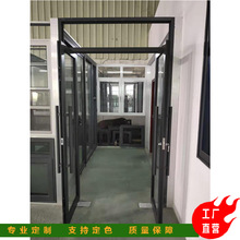 工厂直销铝合金玻璃门46系列地弹门商铺弹簧门酒店工程地弹门