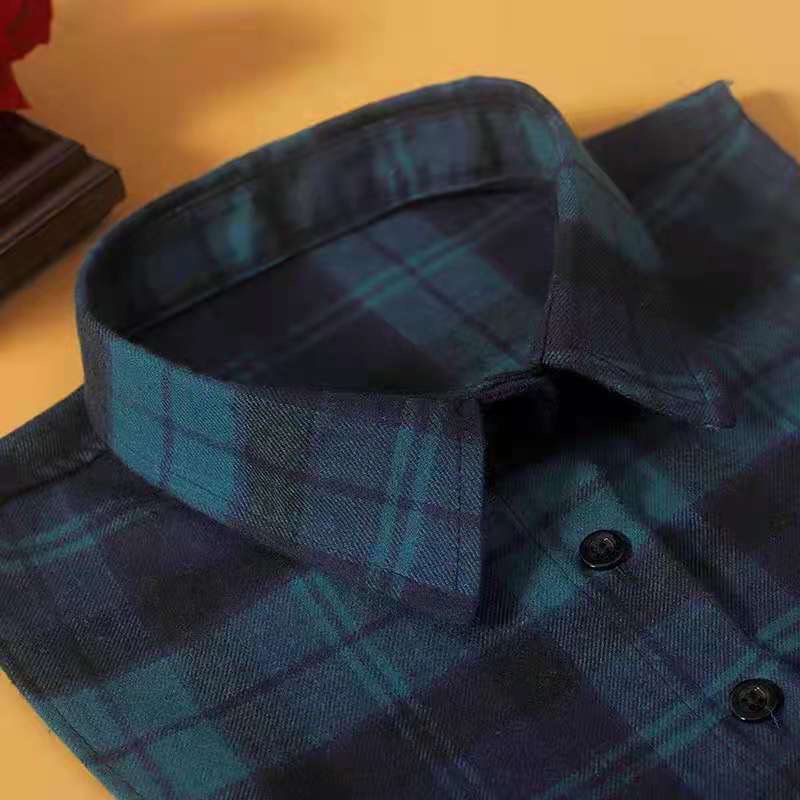 Autumn and Winter New Cotton Khaki Check Pattern Fake Collar Children's Autumn and Winter Shirt Fake Collar Versatile Sweater Base Decoration Collar