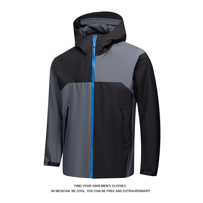 High-end heat-sealed single-layer jacket men's and women's coats, windbreakers, waterproof jackets, mountaineering jackets_voghion.com