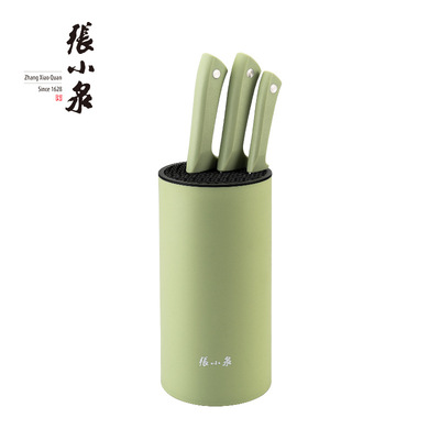 张小泉不锈钢刀具套装 女士用小厨刀水果刀切片刀 厨房家用四件套