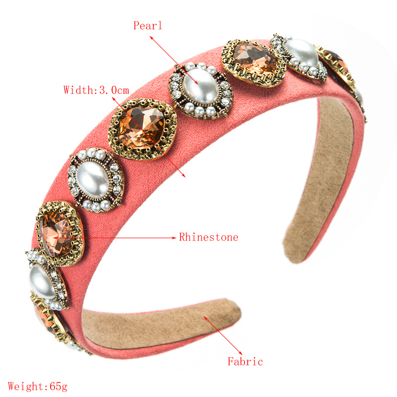 Bohemian Pearl Strass Stirnband Großhandel display picture 1