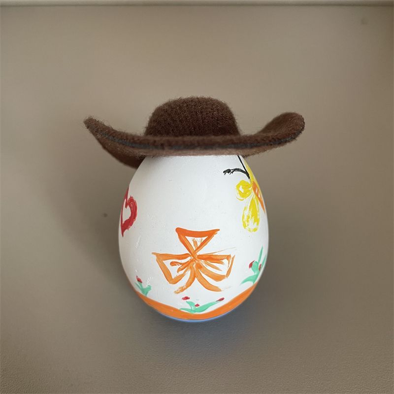 Mini sombrero de jazz sombrero de vaquero occidental joyas para la cabeza escenas de vida miniatura joyas creativas modelo de decoración