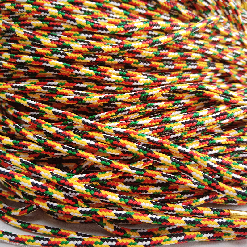 Cordón de cuero trenzado de colores de 2 mm, superventas, hecho a mano, para joyería DIY, accesorios para colgar, cordón para colgante, cuerda de hilo de jade