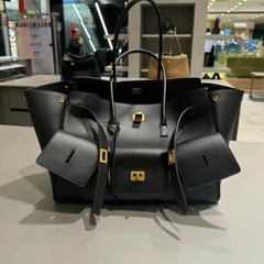 クロスボーダー 2025 新しいベルエア牛革オートバイトートバッグ大容量ロックハンドバッグファッショントレンド