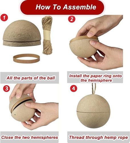 Christmas ball paper tray, toy environmentally friendly paper tray, paper pulp Christmas ball package