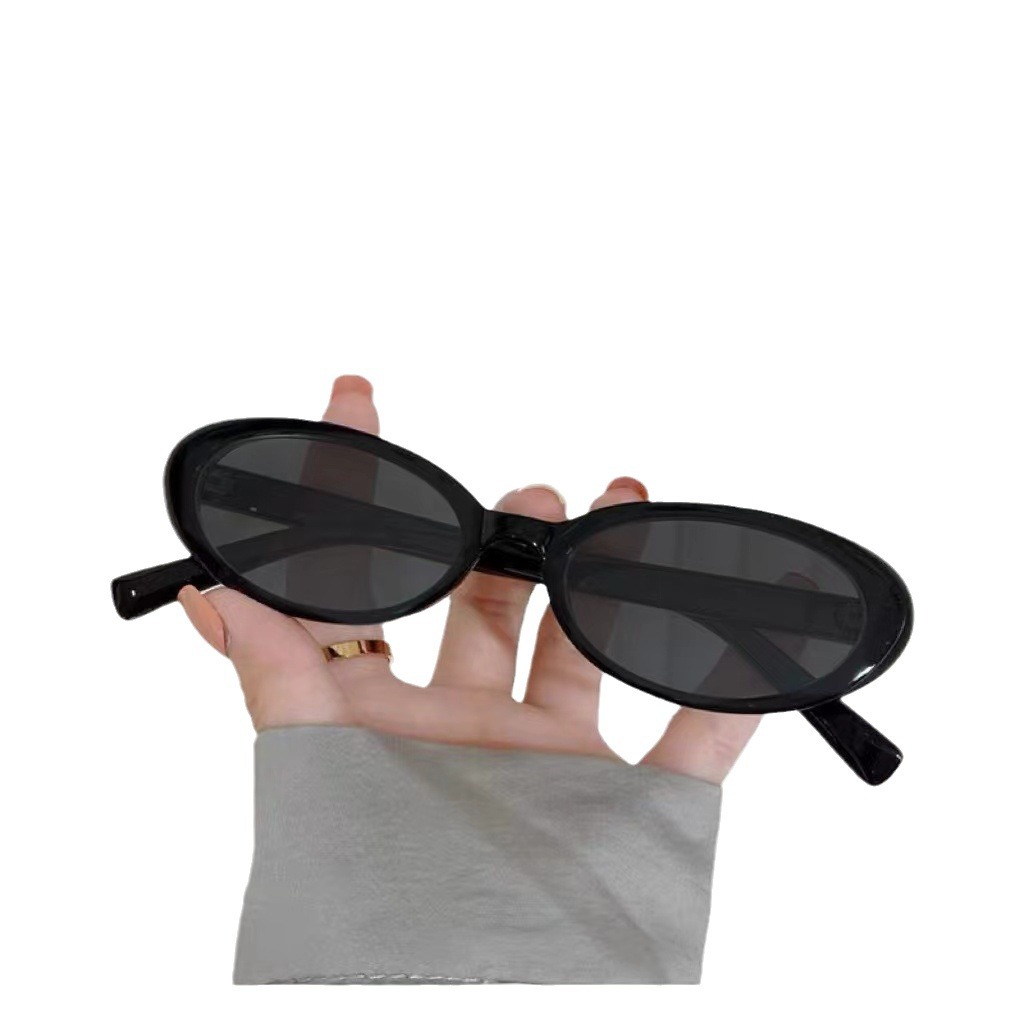 Gafas Ovaladas Pequeñas Retro para Mujer, Modernas y Sencillas, Aptas para Lentes Graduadas, Anti-Luz Azul, Montura Ultraligera y Cómoda, Montura de Plástico, 2026
