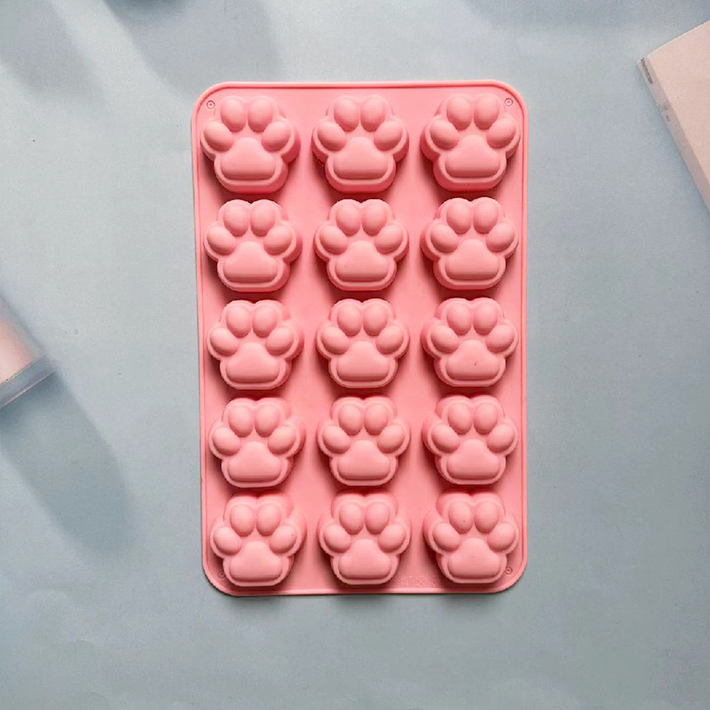 15 garras de gato 360 molde de silicona para pastel de chocolate molde de gelatina torta molde de pan herramientas de horneado