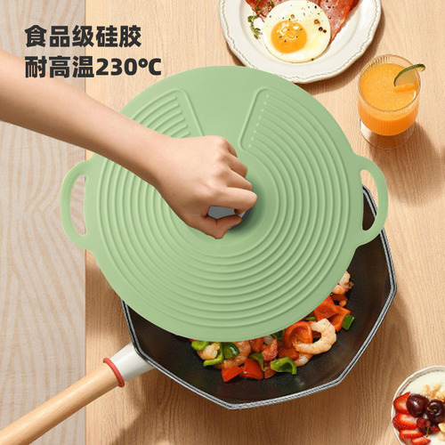 Silicone food cover universal lid, bowl cover, heat-resistant food-grade, sealing microwave heater, splash-proof, leak-proof pot lid