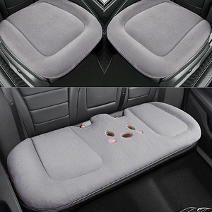 Thickened Car Seat Cushion Winter Short Rabbit Fur Plush Cushion Warm Universal Single Seat Cover Tmall Douyin Dropshipping