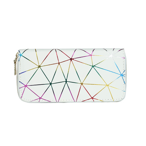  New Wholesale Women's Wallet Mid-Length Korean Style Fashion Laser Shooter Bag Multi-Card Slots Coin Mobile Phone Bag