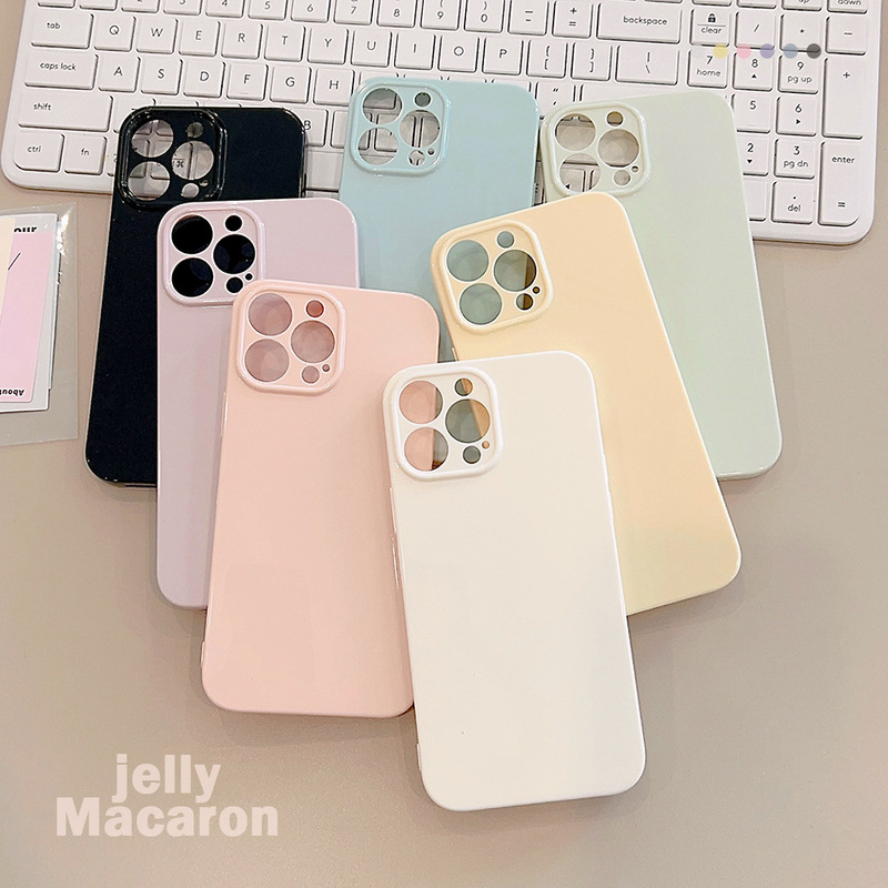 Macaron Solid Color iPhone 17 Pro Max Phone Case, Suitable for Apple 13, Jelly-Like for 16, Glossy for 14 Plus, Soft for 12 Macaron Solid Color iPhone 17 Pro Max Phone Case, Suitable for Apple 13, Jelly-Like for 16, Glossy for 14 Plus, Soft for 12