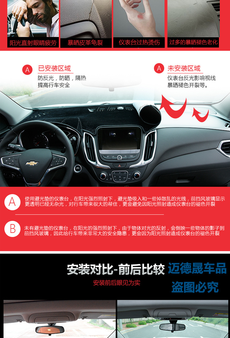 Dongfeng Fengguang 330, Fengguang 360, Fengguang 370, Fengguang 580 Car Dashboard Sunshade Mat, Sun Protection Shield