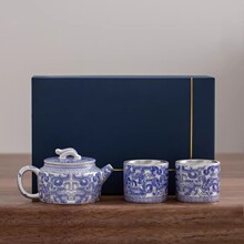 鎏银福龙高照功夫茶具茶壶泡茶器高端商务节日礼品送教师友人长辈