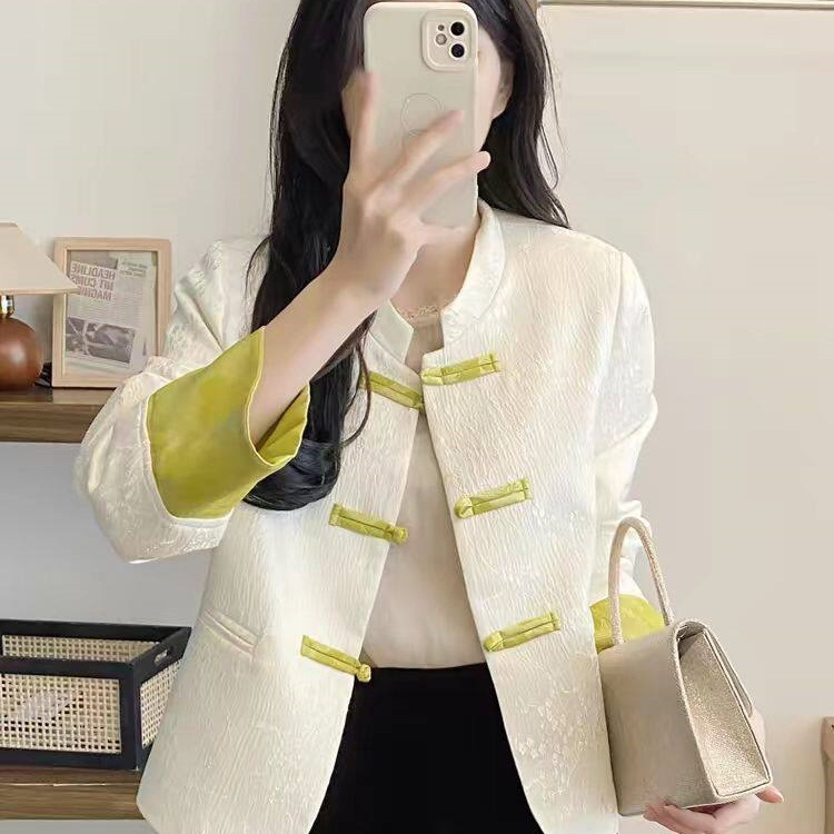 New Chinese-Style Outfit for Women, 2026 New Model, White Qipao for Baby's First Birthday Party, Mother's Dress