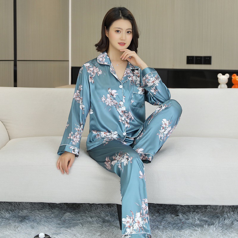 레이크 블루 릴리(긴 소매 및 바지)