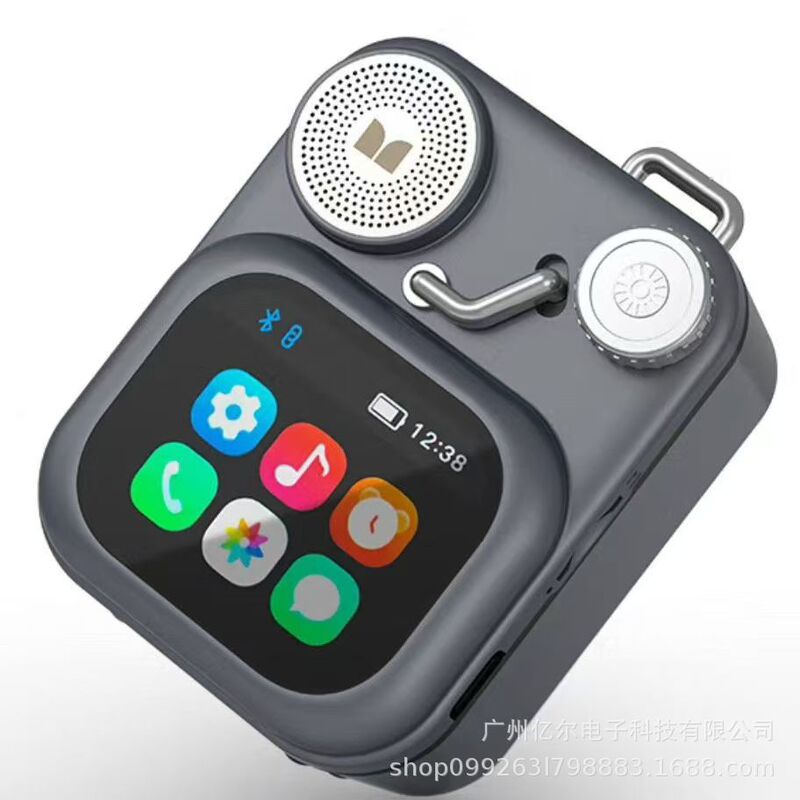 Monster Portable Pocket Speaker S350 with Screen Bluetooth Speaker Long Battery Life White Noise Speaker