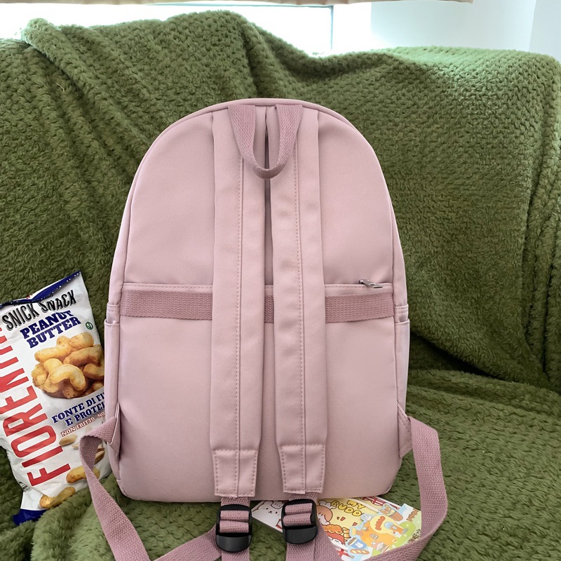 Comercio exterior al por mayor 2023 nueva mochila coreana de nailon para estudiantes de secundaria