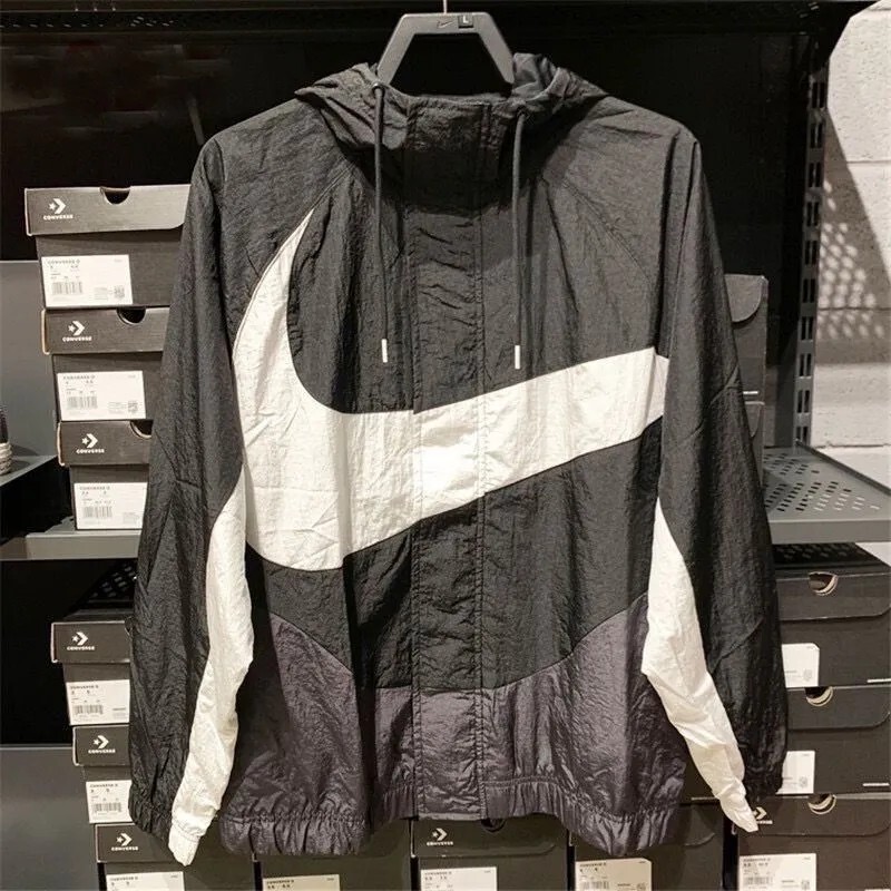 代发外贸男子运动拼色夹克宽松连帽运动服休闲外套DD5968宽松版型|undefined