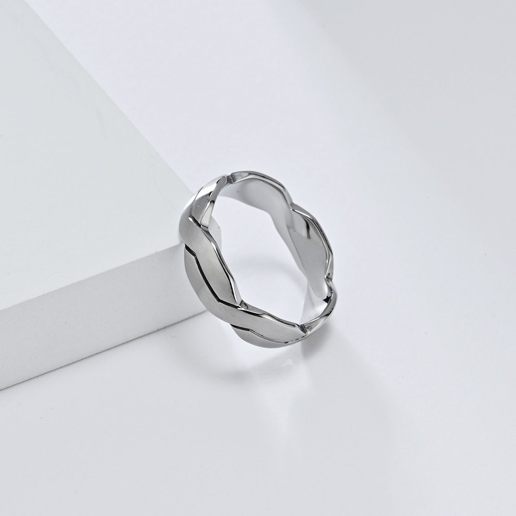 8g Weight Rings Classification 1 Piece Quantity Holiday, Daily Occasion 304 Stainless Steel Material Solid Color Pattern All Seasons Season Men's Gender Polishing Design Vacation, Classic Style Style Vacation Classic Style Solid Color 304 Stainless Steel Polishing Men's Rings Men Band Rings 2
