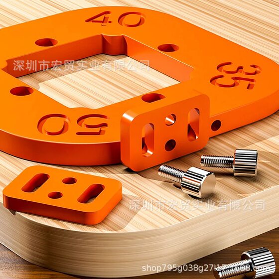 Edge trimming machine cutting fillet template four-in-one woodworking fillet positioning mold electric planer slotting arc chamfer trimming