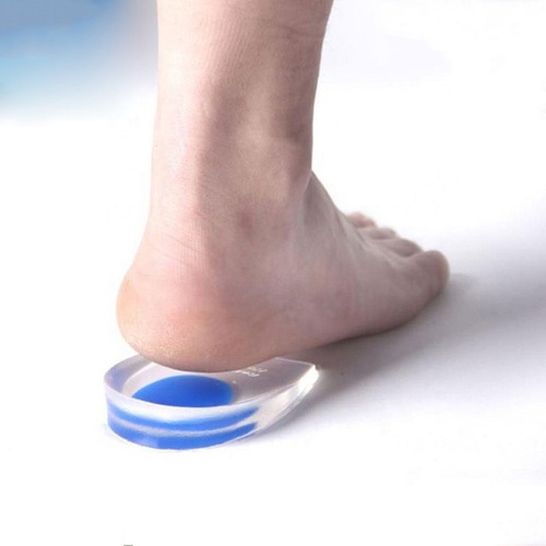 Martin boots do not tire the feet summer PU invisible insole height-increasing insoles for men and women half insoles