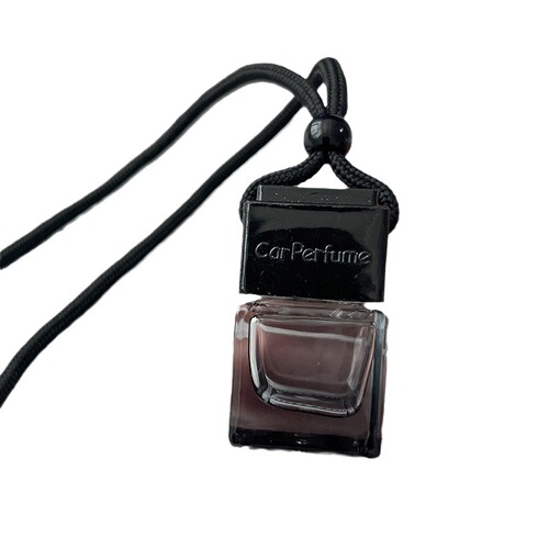 Black car perfume bottle car aromatherapy empty bottle car pendant perfume pendant hanging car essential oil pendant