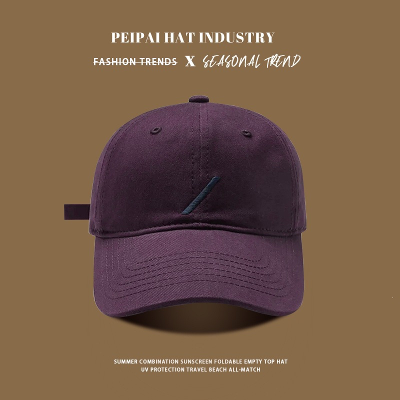 Single-rod cool duckball cap py purple
