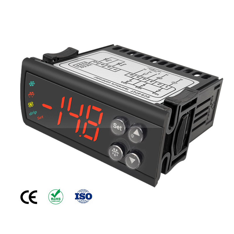 Smart Temperature Controller Ecs-974T Wifi Remote Control Tuya Function Defrosting Fan Cooling Drip Cooling Smart Temperature Controller Ecs-974T Wifi Remote Control Tuya Function Defrosting Fan Cooling Drip Cooling