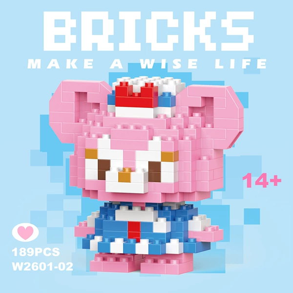 2601-02 Meimei Bear [Color Box] 189pcs
