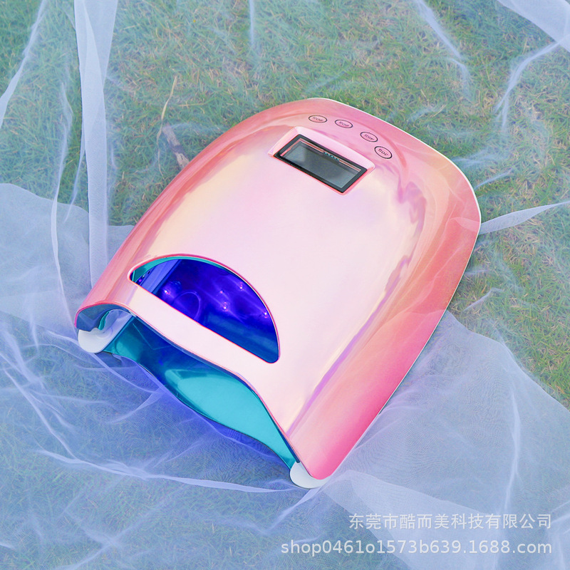 Cross-border direct supply of electroplating nail lamp high-power nail baking lamp quick-drying phototherapy machine can batch print logo