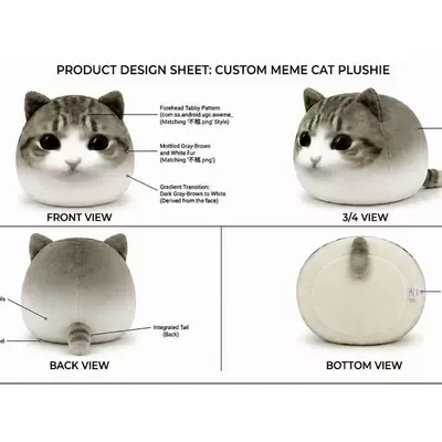 Oyuncaq yastıqlar – Cute Kitty Plush Toy