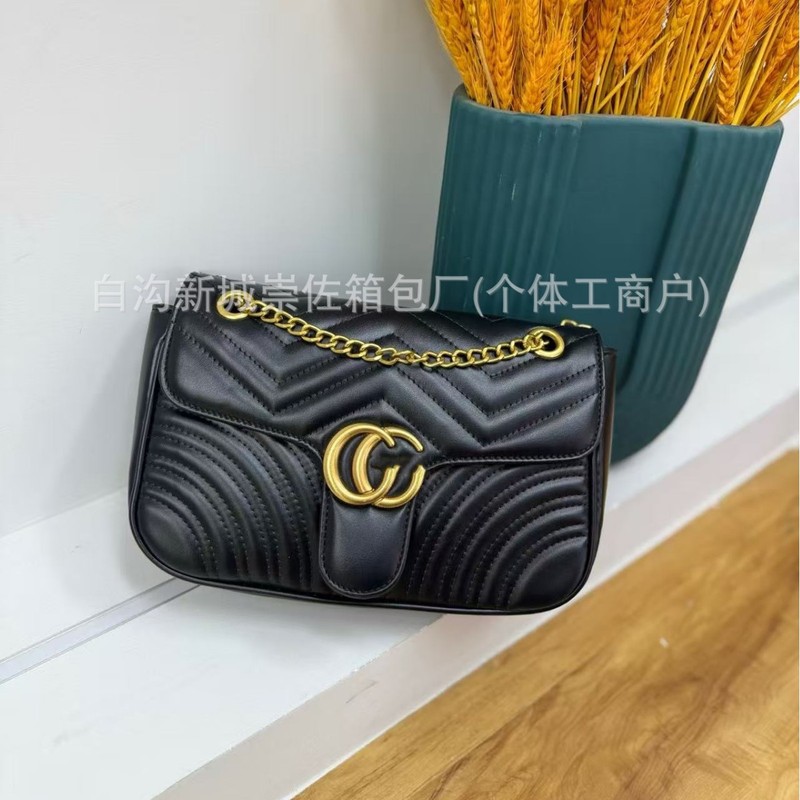 跨境新款复古菱格绣线爱心马蒙包休闲百搭链条单肩斜挎包外贸女包|undefined